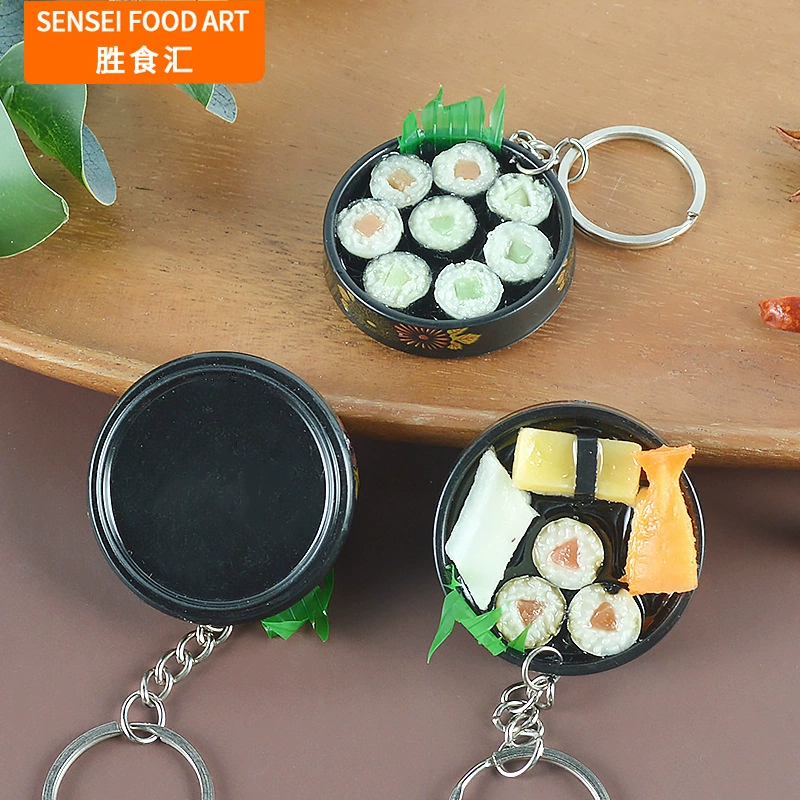Моделирование суши Ланч-бокс брелок кулон имитация пищи модель Laver суши японский обед модель кулон