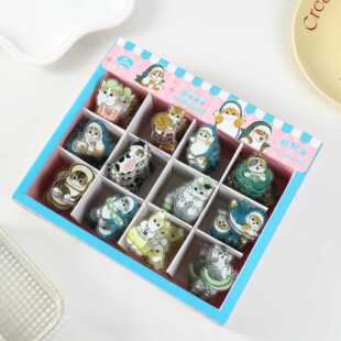 New Cat Fushandi Butt Clip Cartoon High-Looking Cute Student Acrylic Handbook Clip Ready for Sale