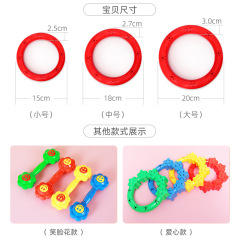 Wholesale Kindergarten Gymnastics Hoop Sound Plastic Toys for Children Morning Exercises Bell Gymnastics Ring Hanging Ring Game Use