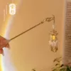 29#Palace lamp can be turned on hairpin-golden (bag)
