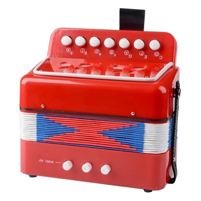 Acordeón FEIFAN de 7 teclas para estudiantes, instrumento musical para principiantes, modelo transfronterizo, acordeón portátil de juguete educativo para niños