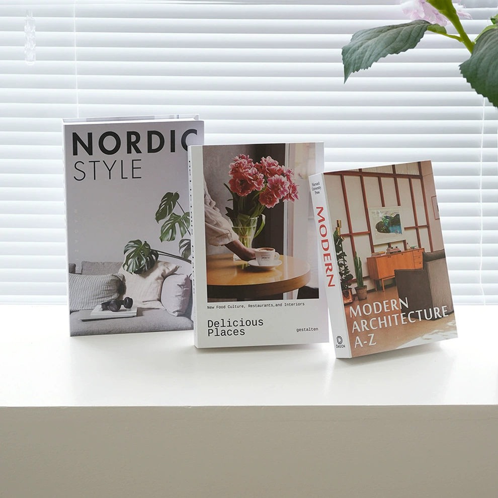 Magazine, book model, table realistic villa, (Cross-border trading)