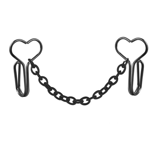 Stainless steel love nose clip nose chain fake nose ring nose chain nose chain Amazon new product