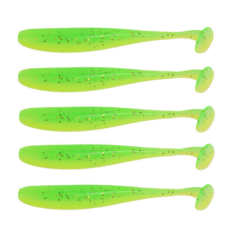 Small Paddle Tail Fishing Lure 40mm0.5g Soft Baits Fresh Water Bass Swimbait Tackle Gear