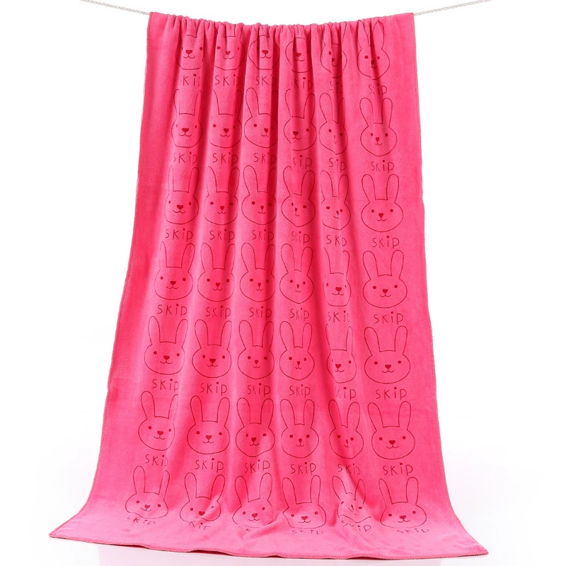 Мультяшное мягкое банное полотенце 70×140 см, 400 г, утолщённое плюшевое