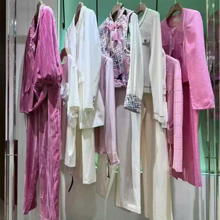 25 Spring [Ai Pu] Brand Withdrawal Women's Light Luxury Exquisite Style Coat dress Ishii Tail Women's Wear