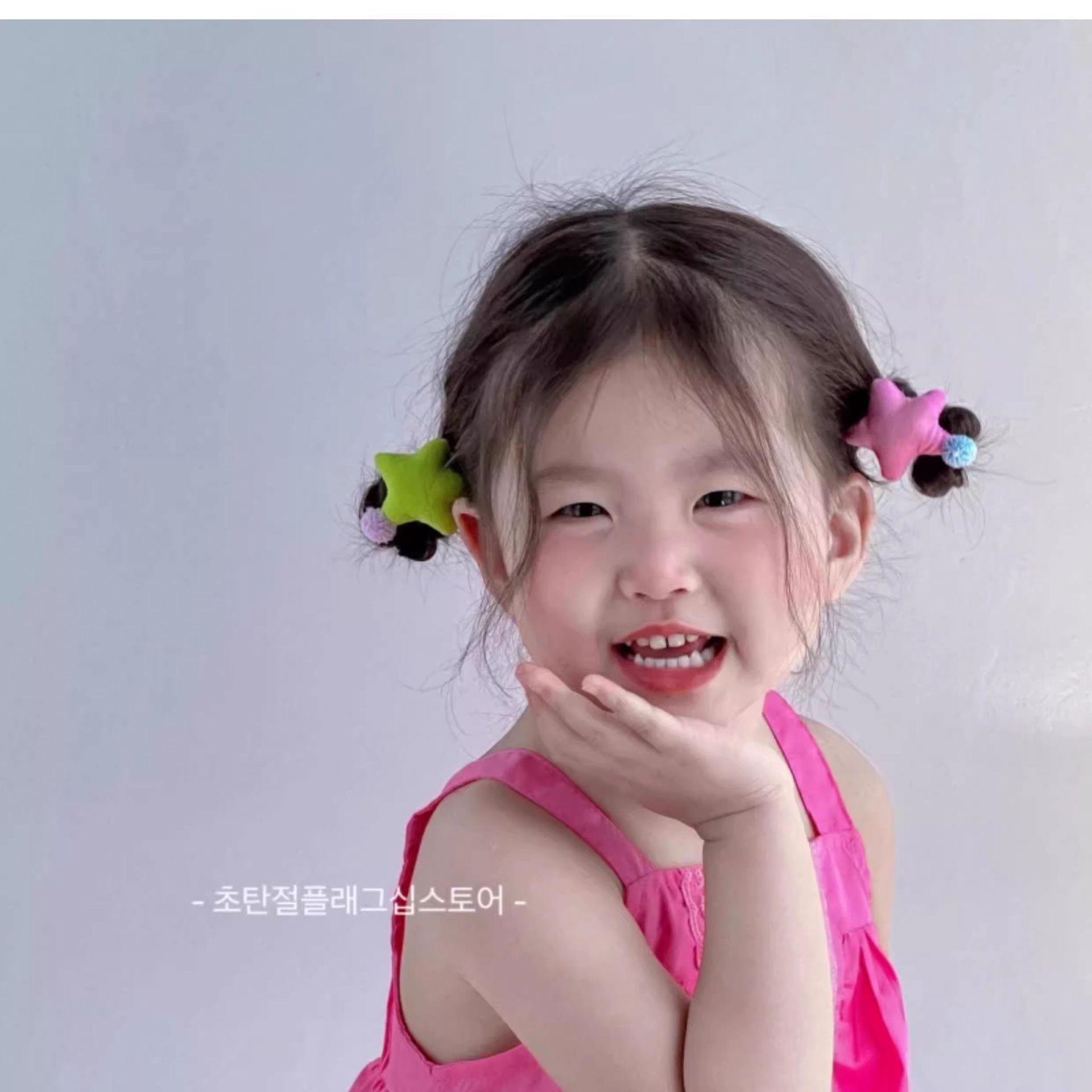 2025 Cute Super Cute Baby Star Hair Band Rubber Band Children's Hair Rope Little Girls Do Not Hurt Hair Girls Headband Headwear