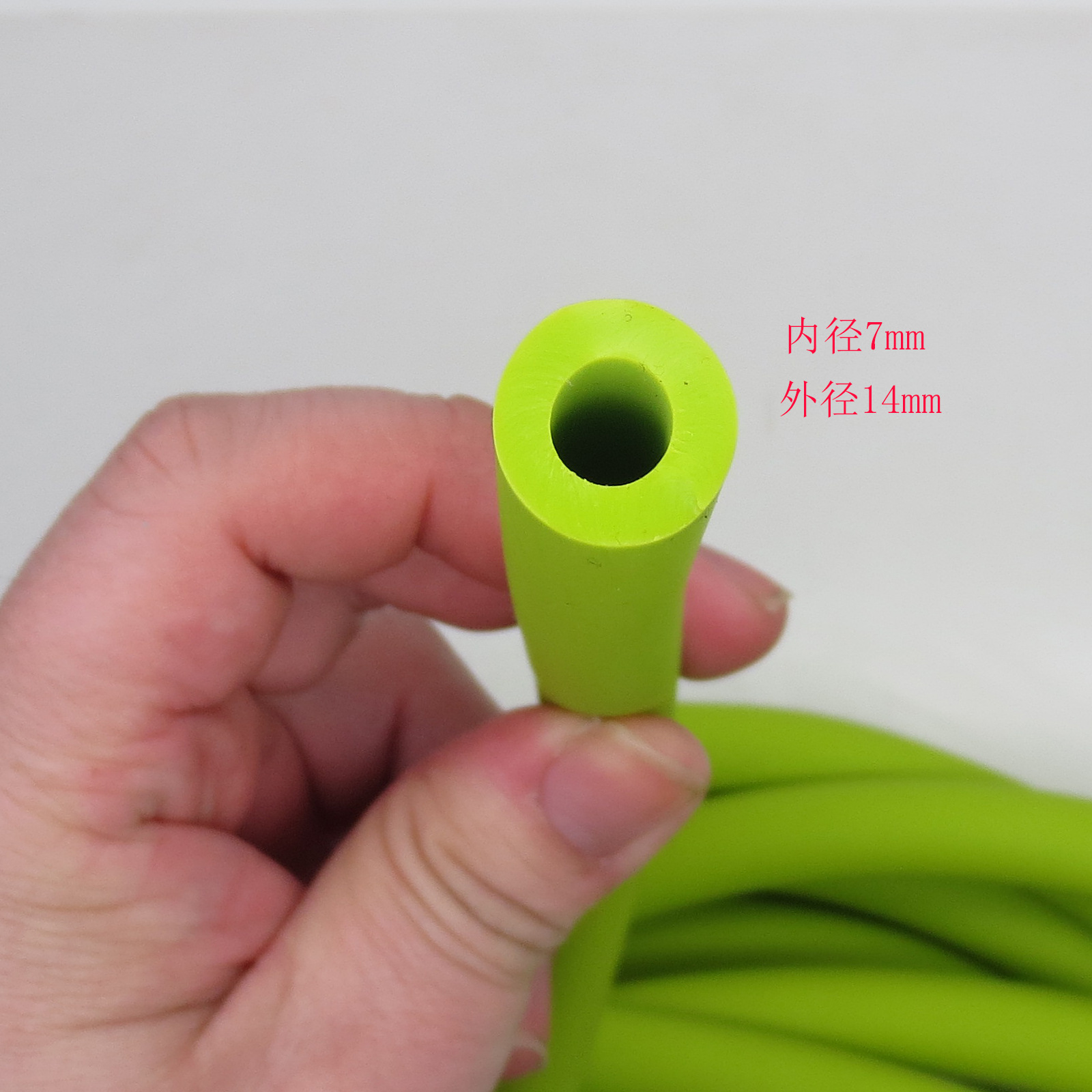 加粗加厚14mm高弹力乳胶管  健身训练拉伸弹力绳70140 蹦床皮筋