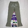 Green trousers, accessories