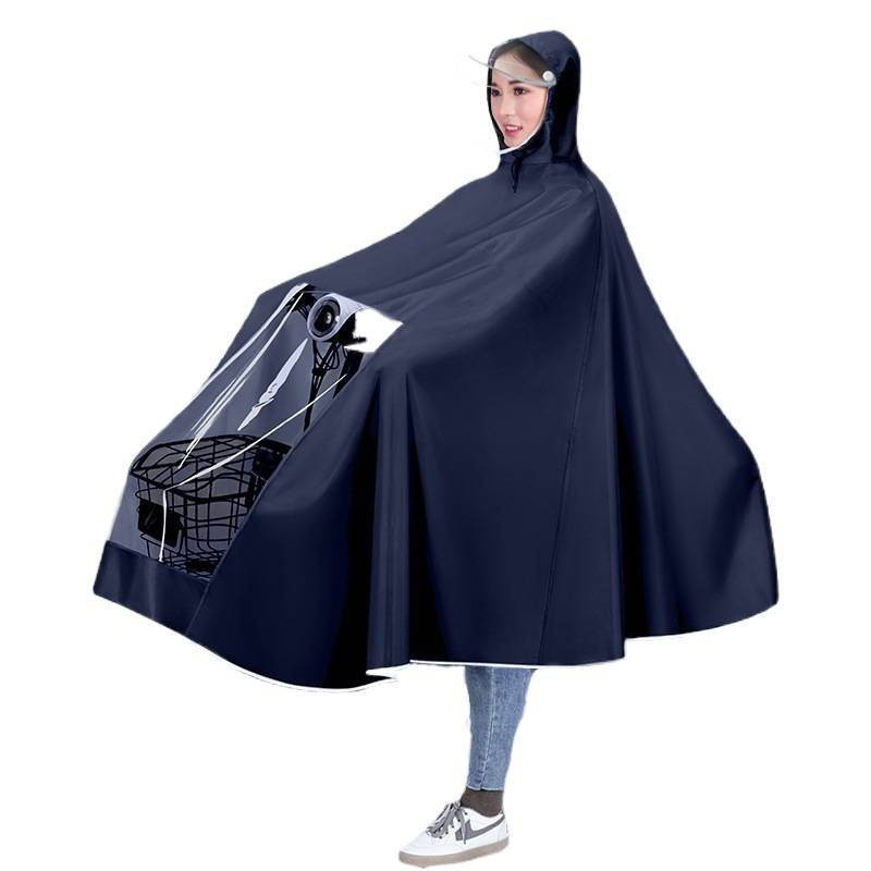 Raincoat eléctrico largo todo el cuerpo a prueba de tormentas motocicleta batería coche una sola persona para aumentar el grosor raincoat al por mayor