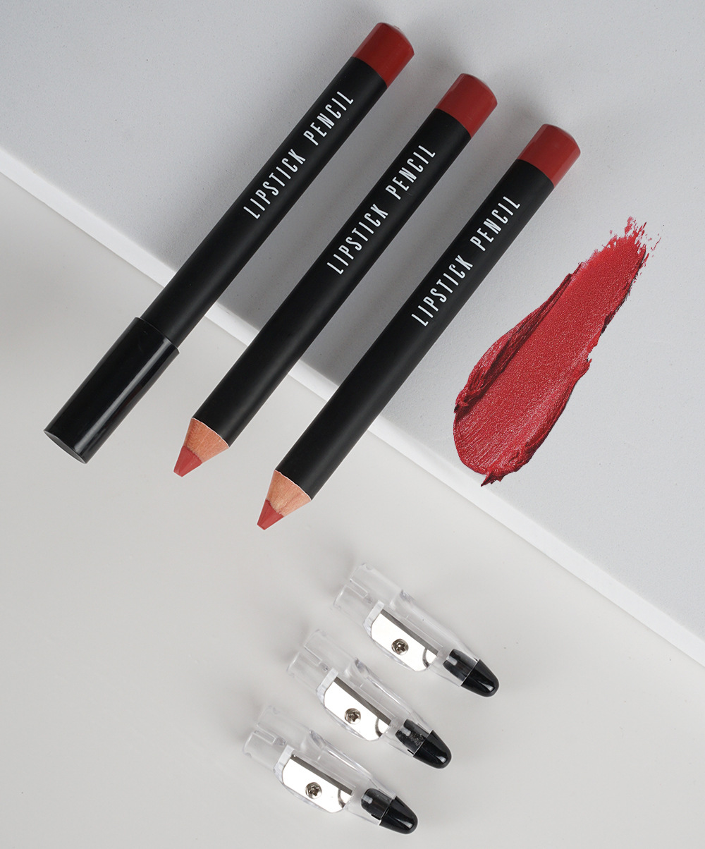 menow non-stick cup 12cm thick wooden stick lipstick matte hook Lip liner pen P163 with pen sharpener undefined