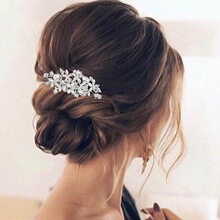 M 75811 Golden Floral Hair Comb ���﷢�� ����ѷŷ���羳