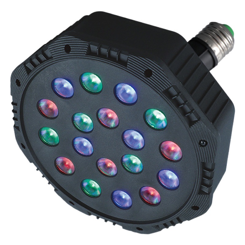 Luz LED de escenario con 36 cuentas, control remoto y Bluetooth, iluminación colorida para bodas y eventos