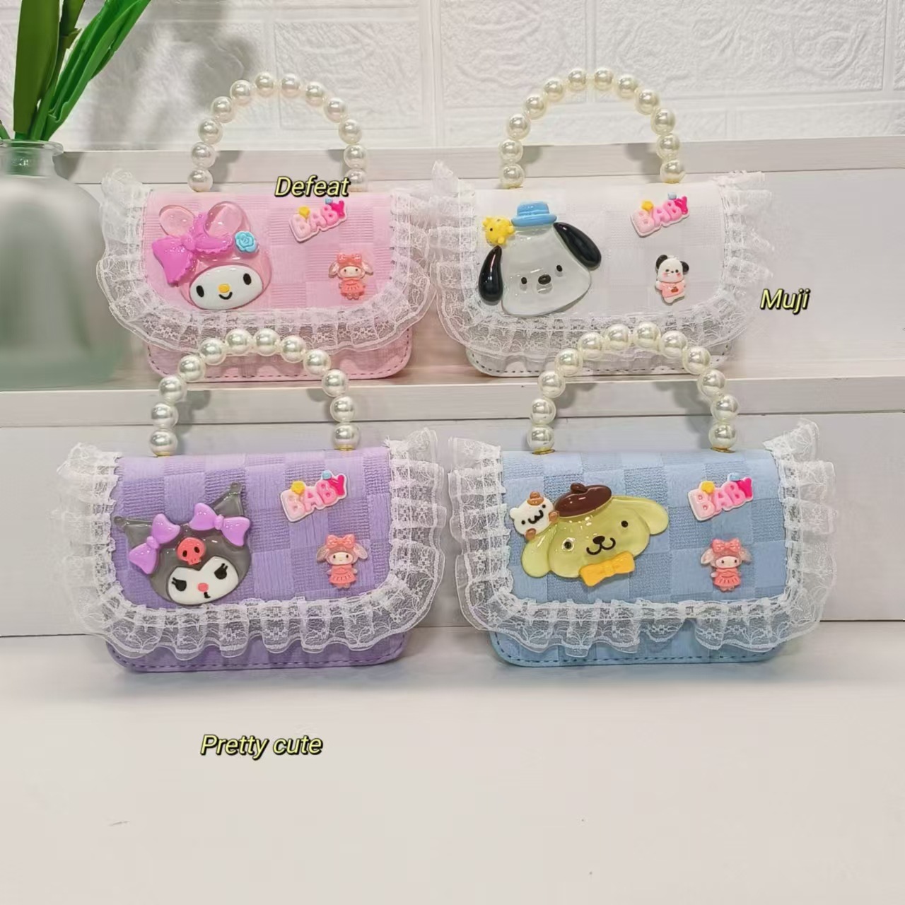 Bolso de perlas bolso de cinturón bolso de princesa bolso de cambio bolso de cadena bolso de princesa Melody Koolomi niños