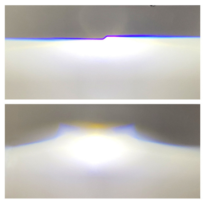 Lentes láser P01 delanteros de automóviles Lentes de doble luz Luz Luz Blanca Luz de modificación de automóviles