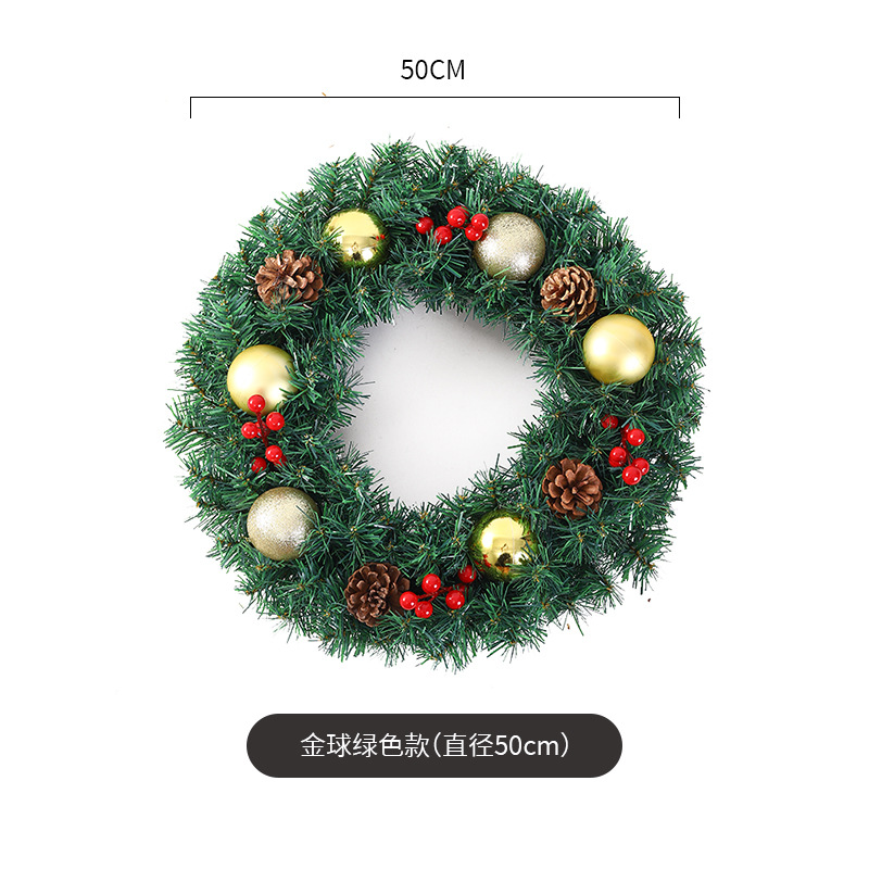Amazon popular guirnalda de Navidad ratán 40/50/60cm decoración de Navidad Garland decoración escena diseño