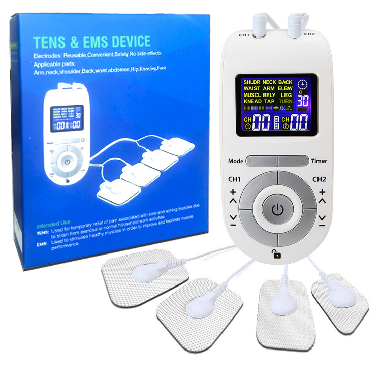 12 Mode Digital Meridian Physiotherapy Instrument TENS UNIT Electronic Acupoint Pulse Acupuncture Massager