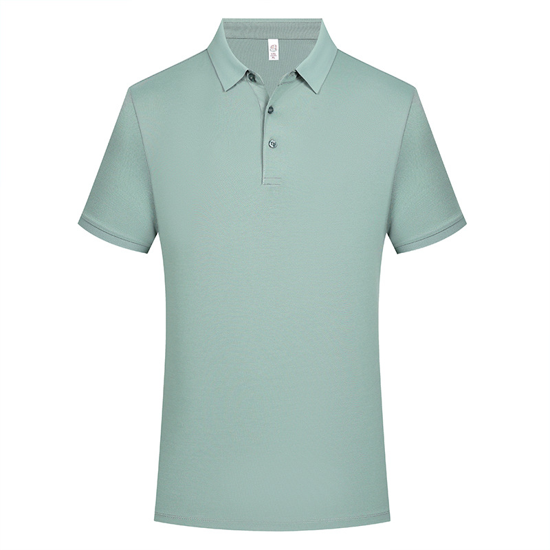 7A antibacteriano fresco poliéster algodón amoniaco solapa elástica verano manga corta ropa de trabajo camiseta polo logotipo personalizado