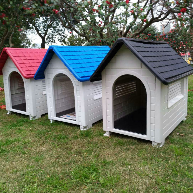Perrera Four Seasons General al aire libre a prueba de lluvia Casa para perros grande Casa para perros Casa para perros Casa para perros con protección solar de gran tamaño