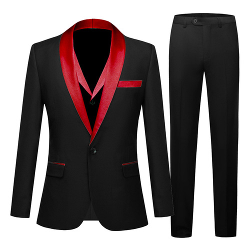 Men youth jazz dance coats pants band singers dance jackets gig perform groom's jackets for man three-piece dress suit for male