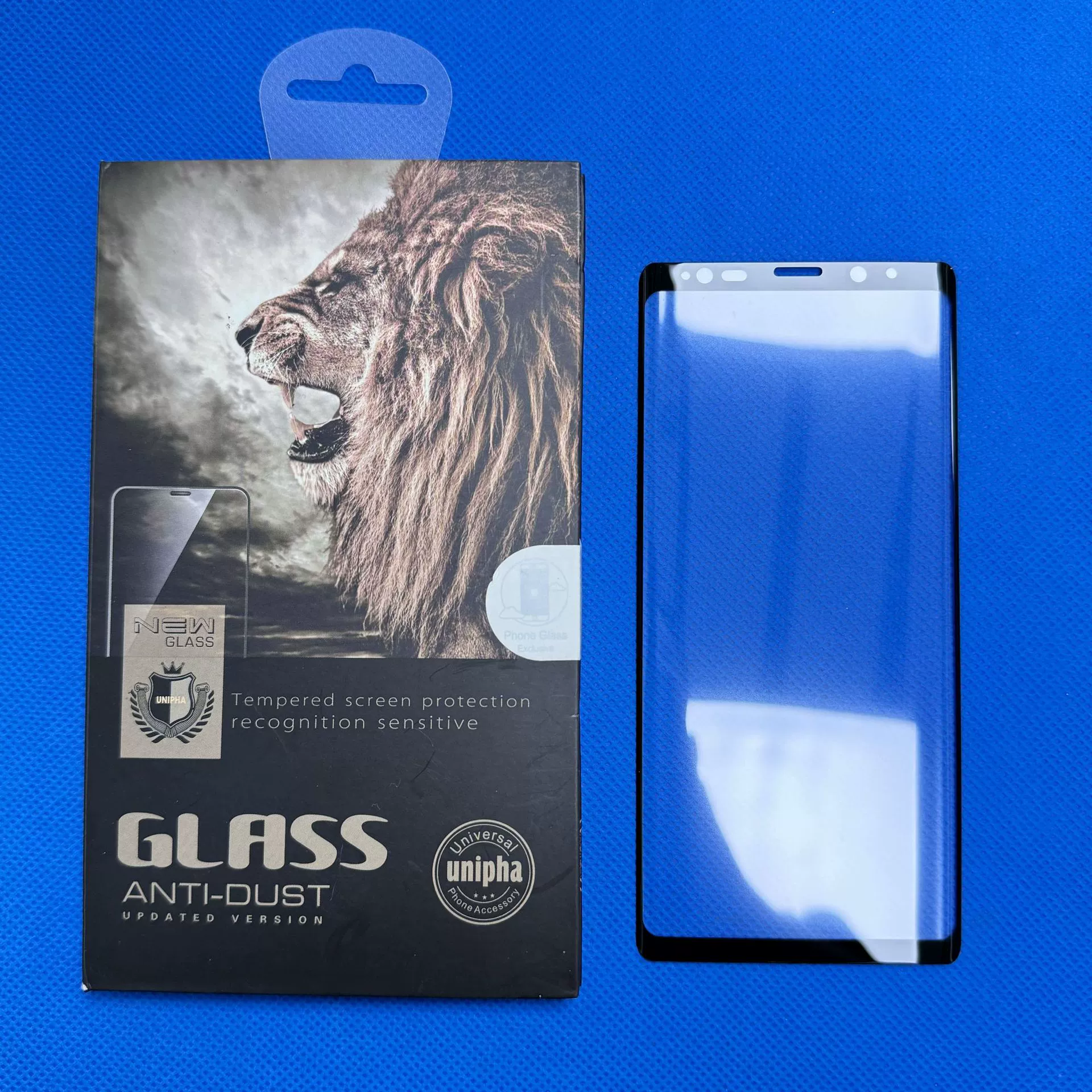 Закалённое 3D плёночное стекло для Samsung Galaxy Note9 с полной клейкой изогнутой поверхностью, высокое разрешение, термоформованное