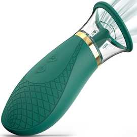 甜蕊电动吸阴器调情情趣用品秒潮舌舔震动棒女用自慰器亚马逊外贸