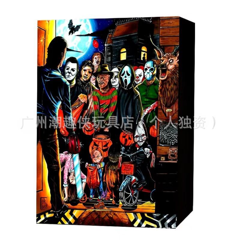thumbnail image 1 of Calendario de Adviento de Navidad Nuevo calendario del día del juicio final de Halloween Adornos de caja sorpresa Nueva caja sorpresa de Halloween Juguetes creativos, 1 of 4