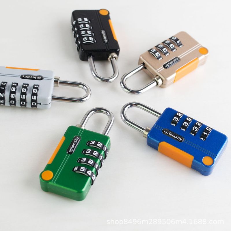 防水防錆パスワード南京錠小型ロックキャビネットロック学生寮ジムバックパック荷物ロック盗難防止|undefined