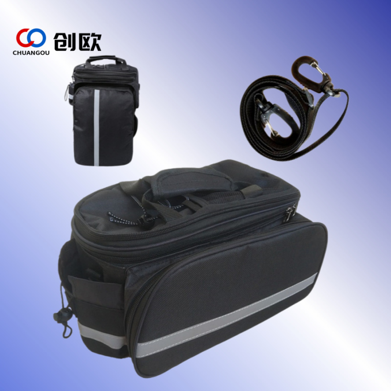 Bolsa de alforjas para bicicleta, bolsa de portaequipajes trasera para bicicleta de montaña, bolsa para portaequipajes trasero, bolsa para portaequipajes.
