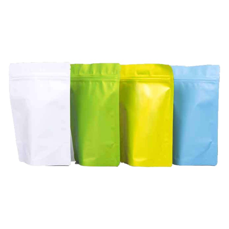 Mate Chapado en aluminio auto-permanente bolsa de color helado cebo de embalaje bolsa de autosellado snack tuerca Bolsa De fábrica imprimible