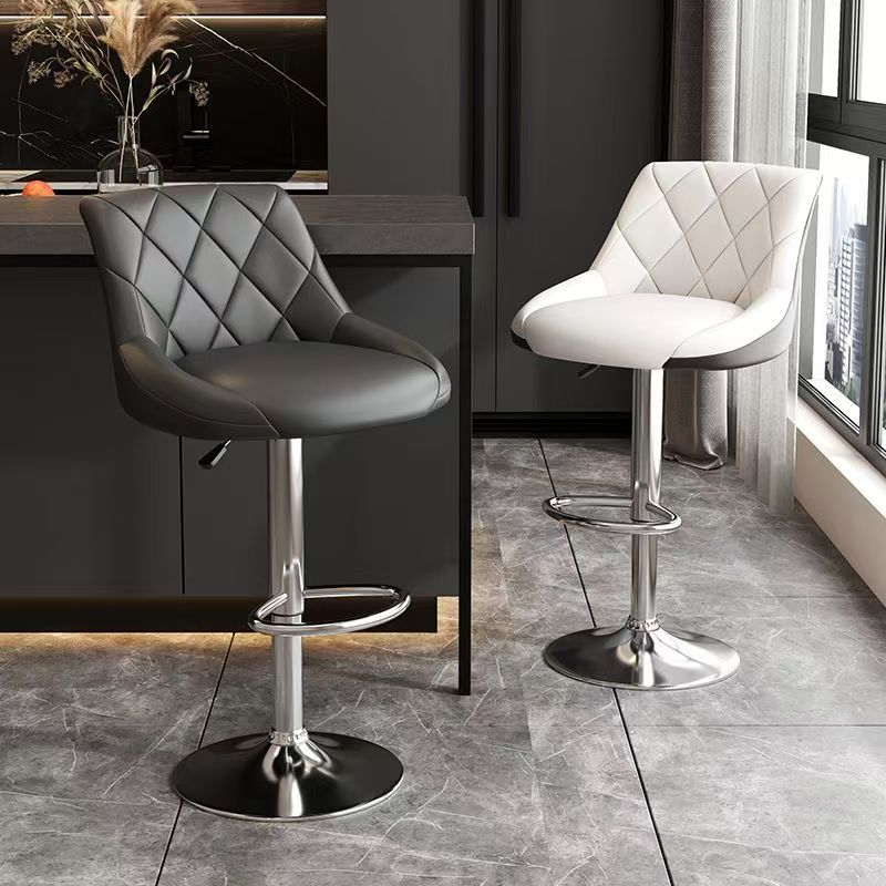 Bar Chair Modern Simple Light Luxury Thickened Durable Bar Stool Bar Chair Lift Rotating Home Cashier Front Desk Chair