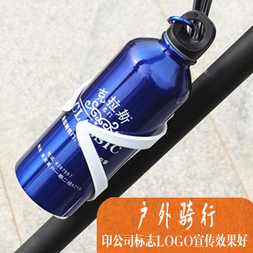 K9HX wholesale outdoor cycling bicycle cup portable mountaineering water cup single-layer aluminum bottle stainless steel sports water bottle