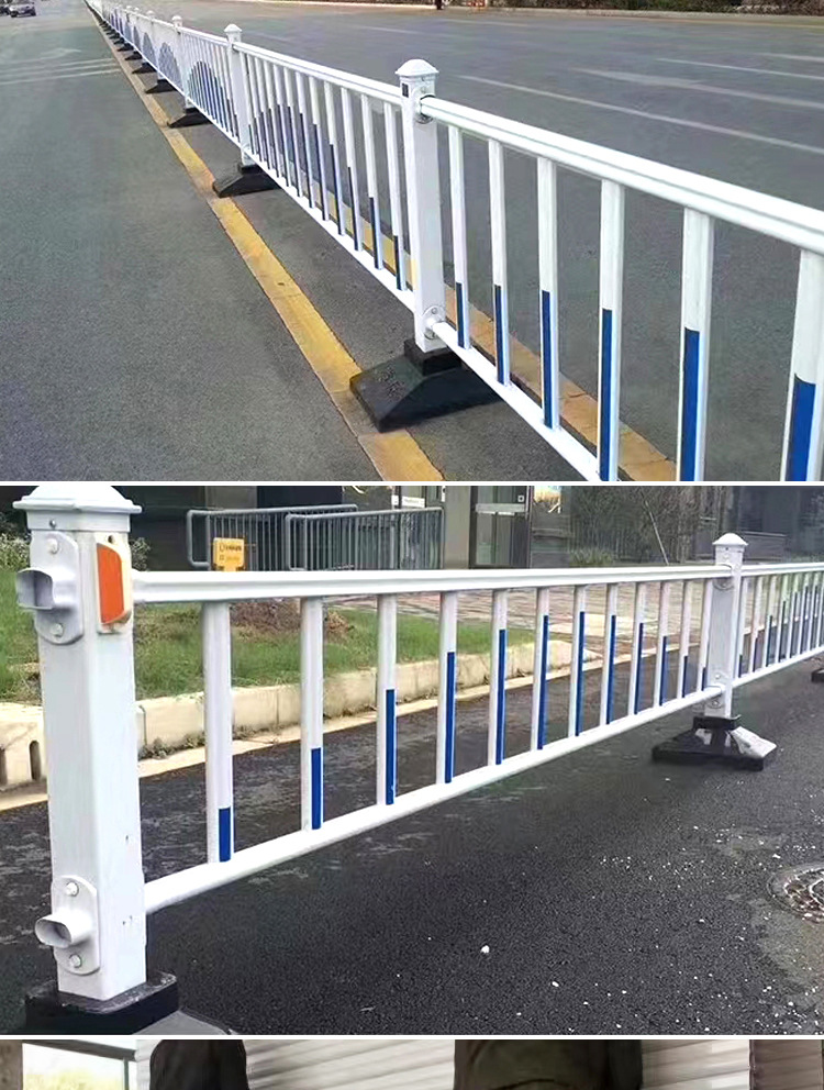市政围栏 交通安全防撞栏杆机非分流隔离栅栏 停车场道路防撞护栏
