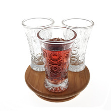 玻璃杯子家用套裝透明創意女 水杯ins風菱形個性網紅潮流