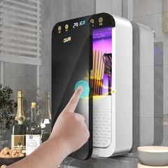 消毒筷子籠家用免打孔餐具收納盒紫外線定時風乾置物架壁掛筷子筒