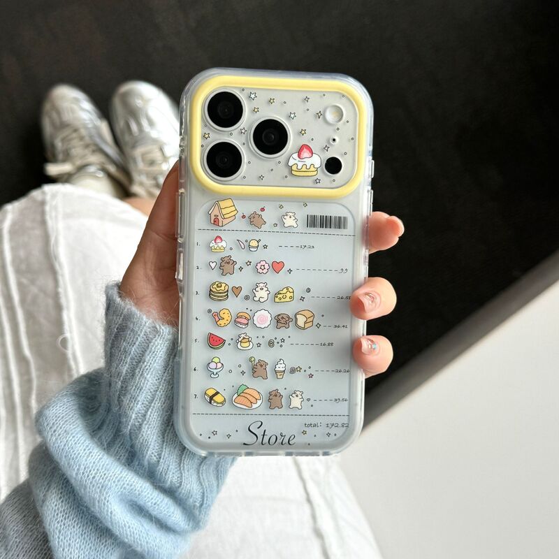 Cute Convenience Store Shopping Case for Apple 17/17Pm, Suitable for iPhone 13/14Promax Phone Cases 15/16Pro