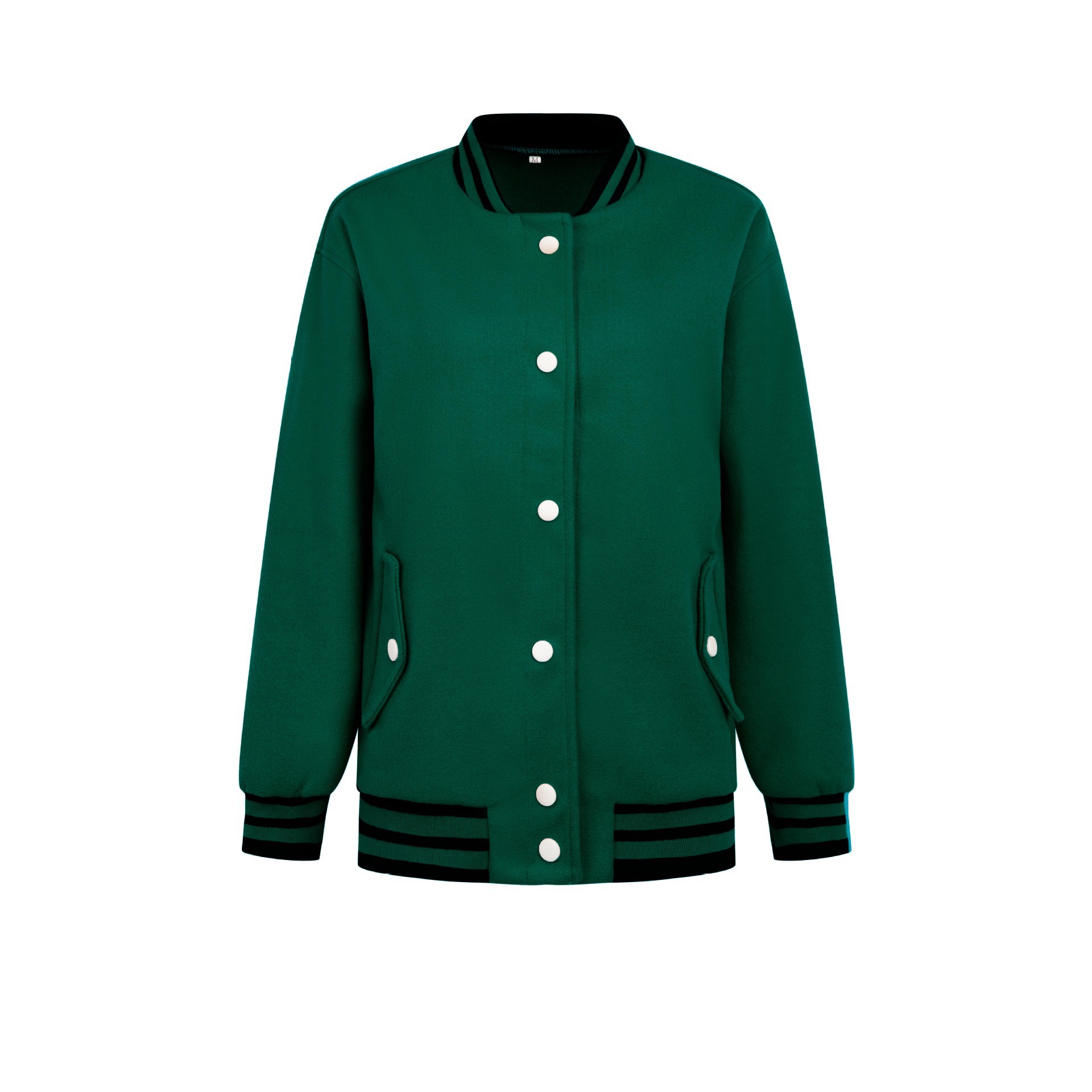 Color Block Baseball Jacket 7