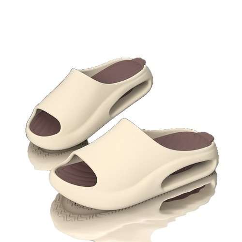 Men's Outdoor Cooling Slippers with Thick Insoles and Arch Support, Anti-Slip, Unisex, Couple's Slippers