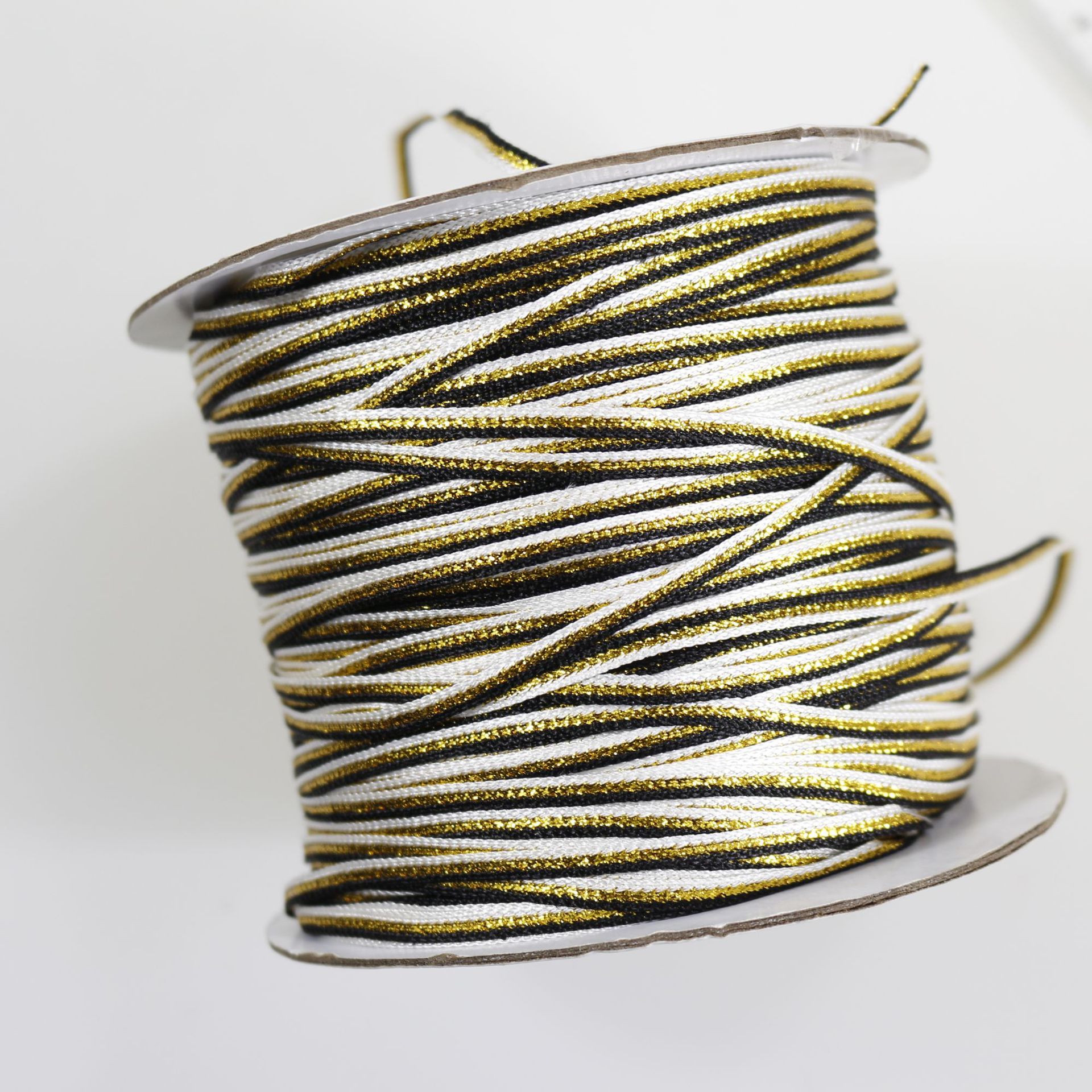 Factory-made 3mm, 5mm, 7mm Japanese-style JK Sailor Uniform Aya-take Collar Line, Japanese High School Student Uniform Snake-Fold Ribbed Webbing