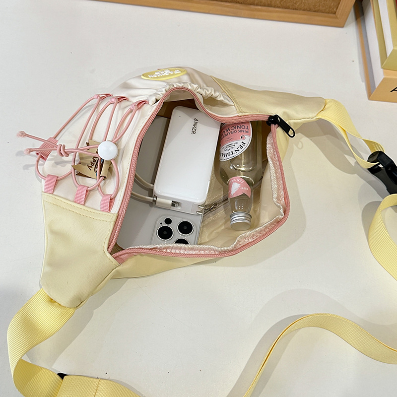 Bolso de Pecho y Cangurera Deportivo de Nailon para Uso Diario