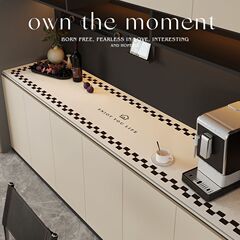 サイドキャビネットのテレビキャビネットの保護マットのテーブルのマットは軽くて高級感があります。