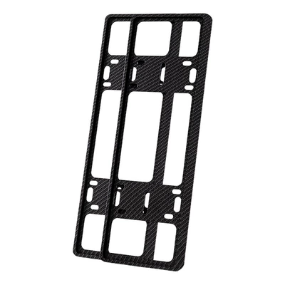 License plate holder/license plate holder: alloy carbon fiber pattern, thickened