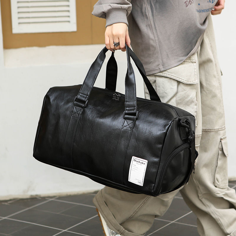 Bolsa de viaje de lujo ligera, bolsa de equipaje de negocios de viaje de gran capacidad, separación de seco y húmedo, bolsa impermeable deportiva de corta distancia