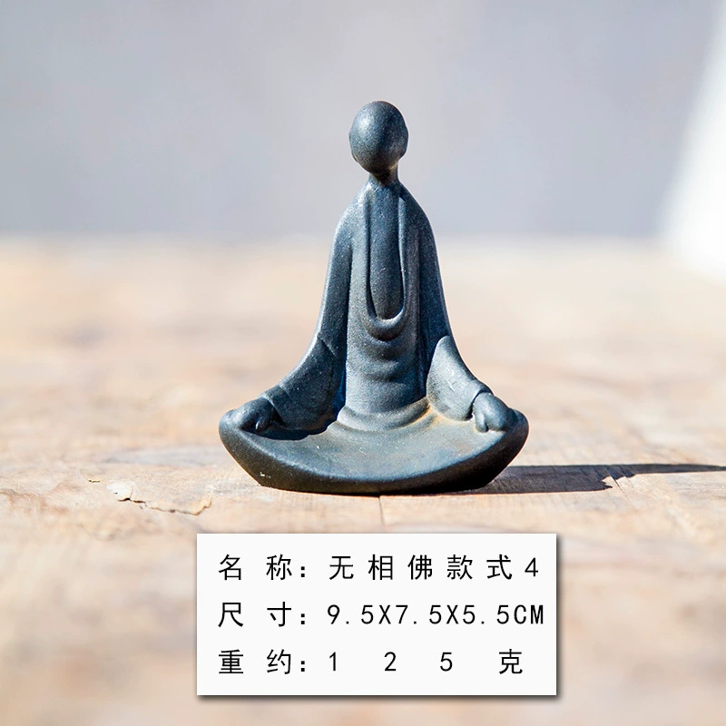 Новый китайский национальный стиль, без лица—статуя Будды, Zen декоративное исследование, обучение, чайная чашка, хэндмрафт из чугуна, домашнее убранство