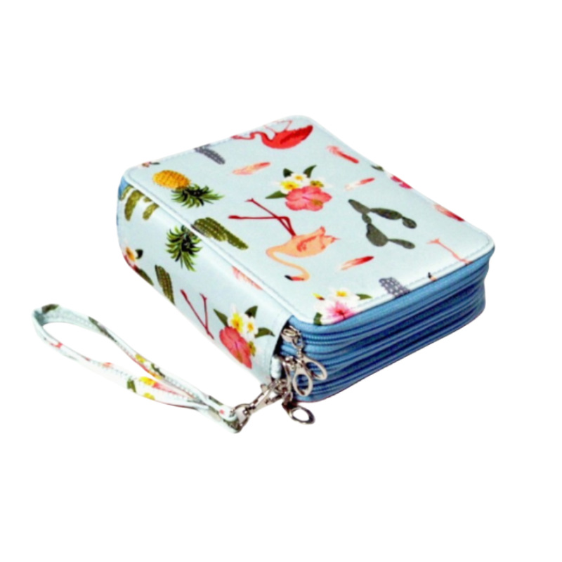 Estuche de Almacenamiento de Lápices de Colores para Estudiantes, de Tela Oxford, con 78 Orificios, para Dibujar, de Gran Capacidad