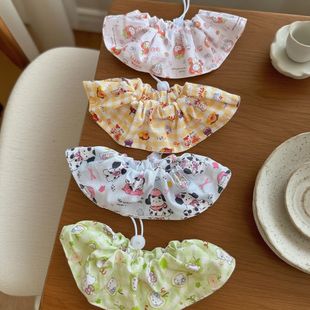 Pet Bib Elizabeth Pet Cartoon Bib Doll Scarf Cat Dog Streamer Saliva Towel Bib