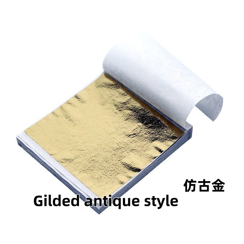 Papel de aluminio dorado de 9 cm, decoración de techo de aluminio dorado de 14 cm, estatua de Buda, arte de uñas con aluminio dorado, lodo de cristal, papel de aluminio plateado, aluminio de colores. image 11