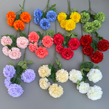 盛开大露莲仿真花婚礼堂清新莫奈花园风花艺装饰跨境人造假花