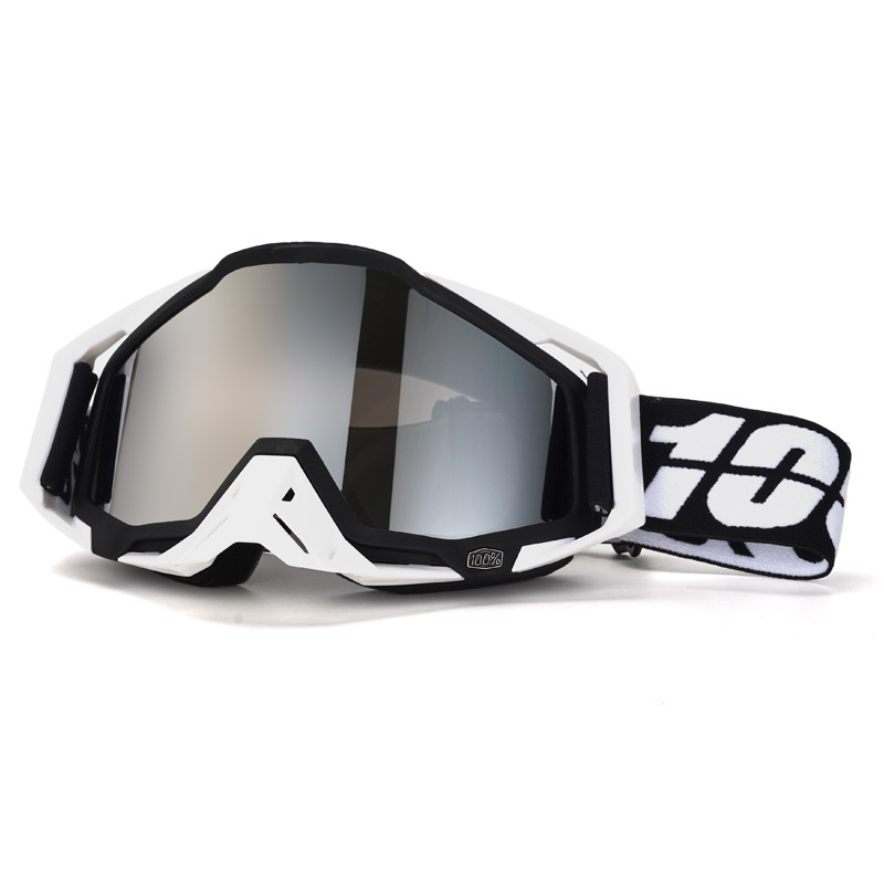 C100 черно-белая рамка белый нос черно-белый с серебряным листом