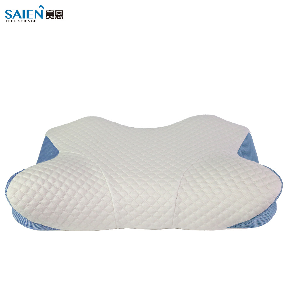 Almohada Cervical de Espuma Viscoelástica de Algodón de Memoria y Algodón Puro para Dormitorio